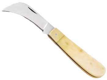 Curved Folding Boline Knife - Natural Bone Handle for Gardening - GARDEN PALACE™