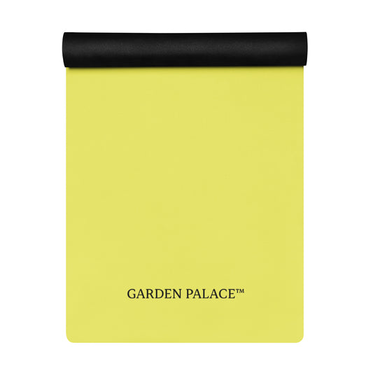 Yellow Minimalist Yoga mat by GARDEN PALACE™