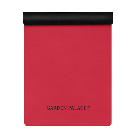 Red Minimalist Yoga Mat by GARDEN PALACE™